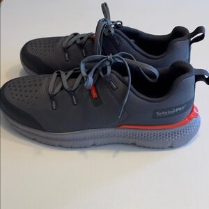 Timberland PRO Men's Dark Gray and Orange Sneakers Sz 13.  NWOB. Tub2